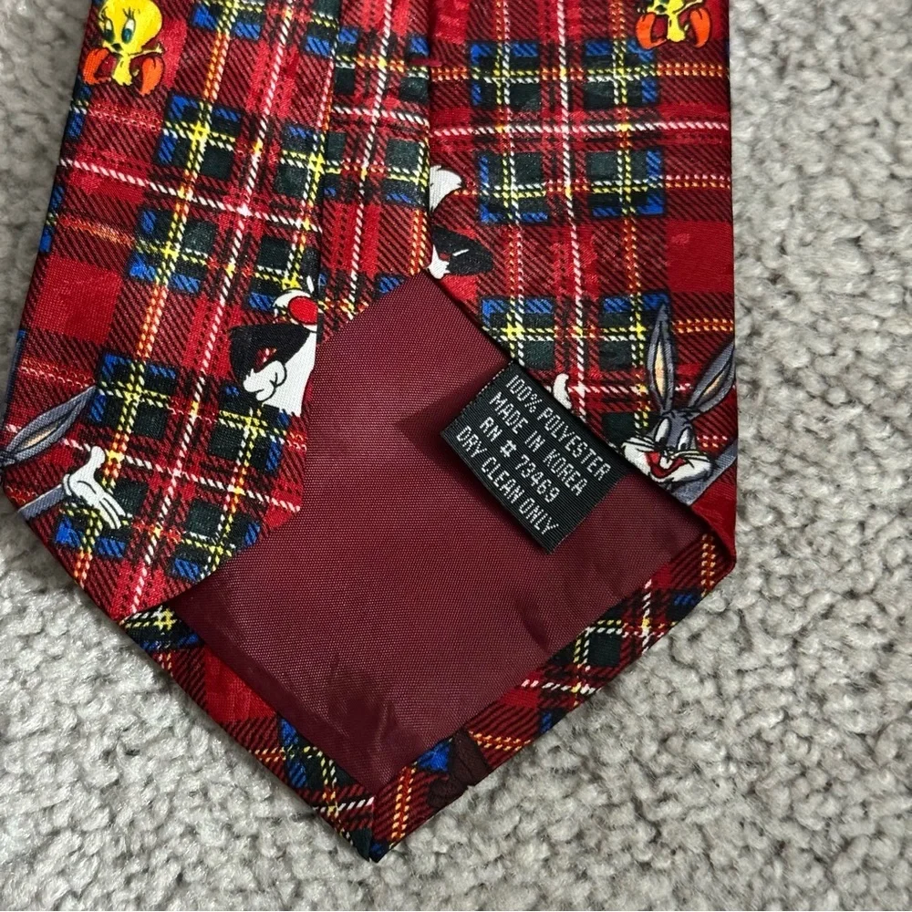 Looney Tunes Mania Characters‎ Novelty Mens Tie Vintage 1994